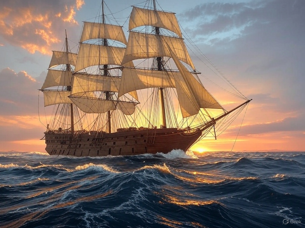 Hanseatic trading vessel